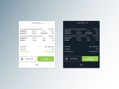 Betslip designs, themes, templates and downloadable .
